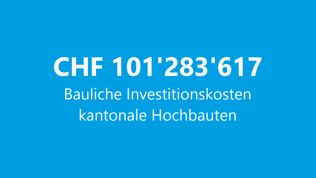 Bauliche Investitionskosten